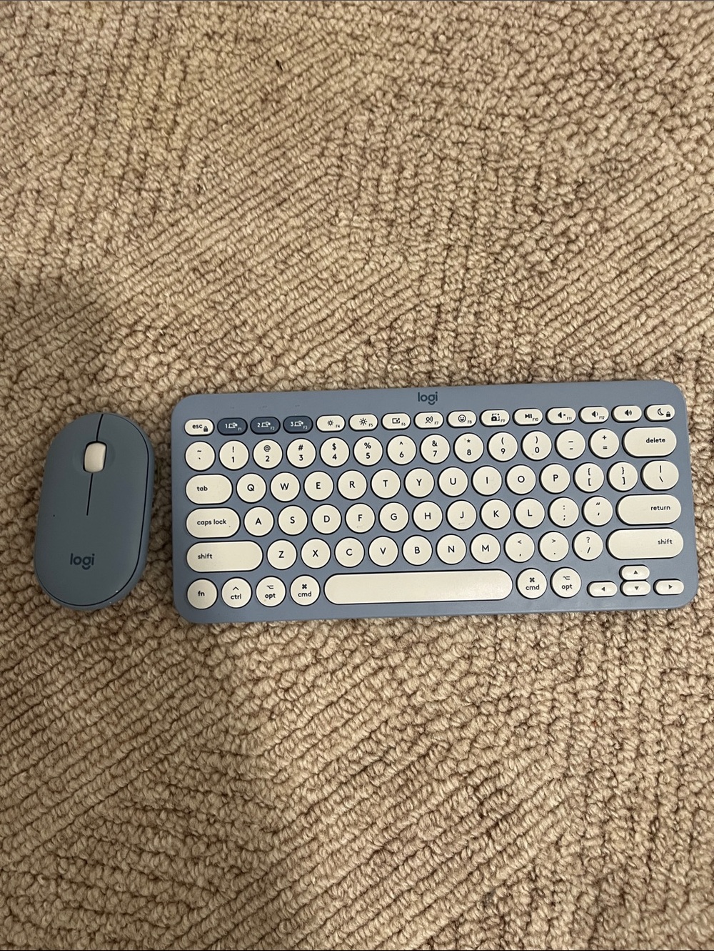 Logi wireless mouse and keyboard